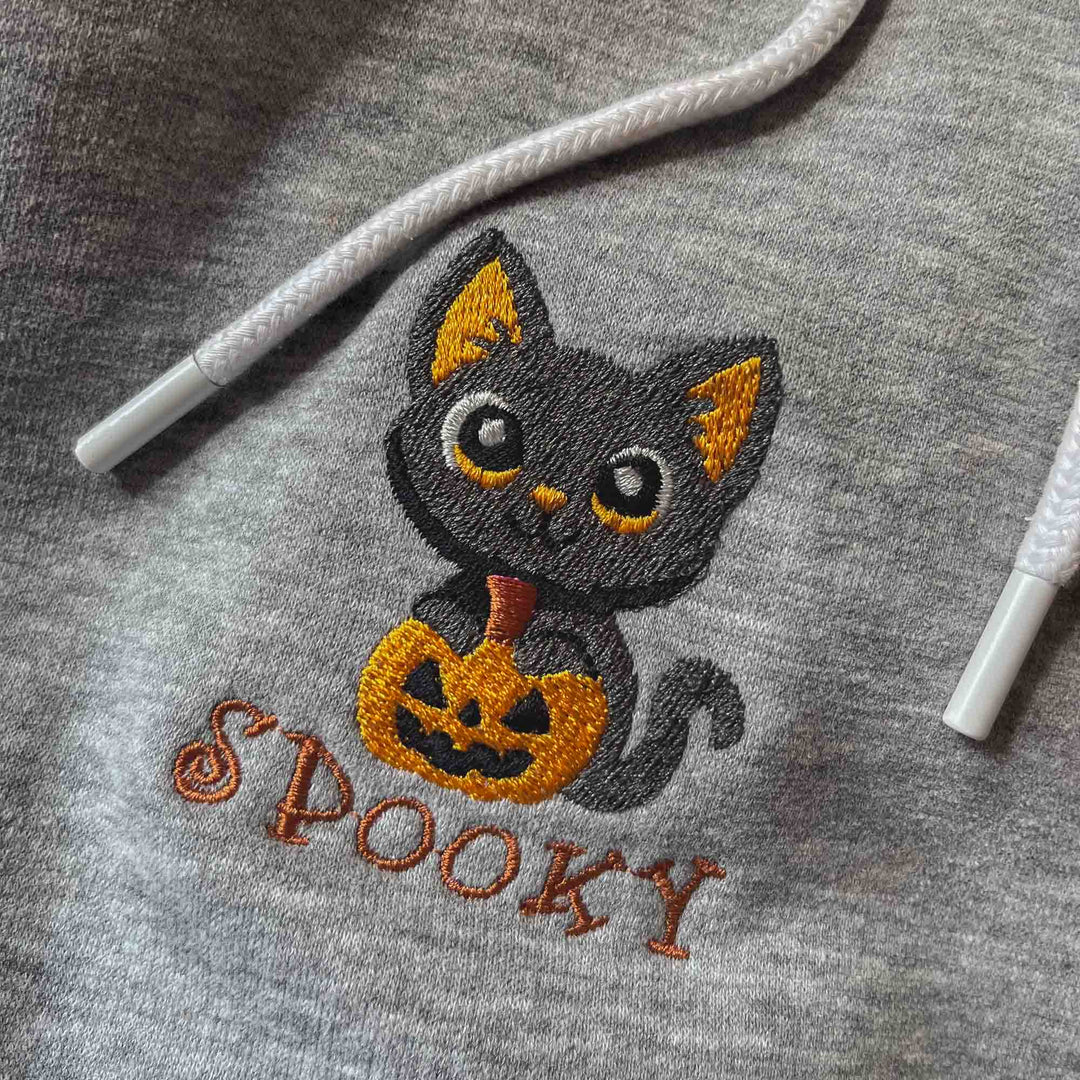 Halloween Stickdatei Katze